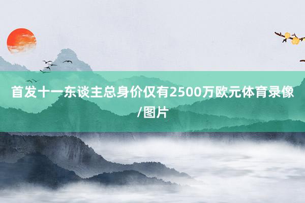 首发十一东谈主总身价仅有2500万欧元体育录像/图片