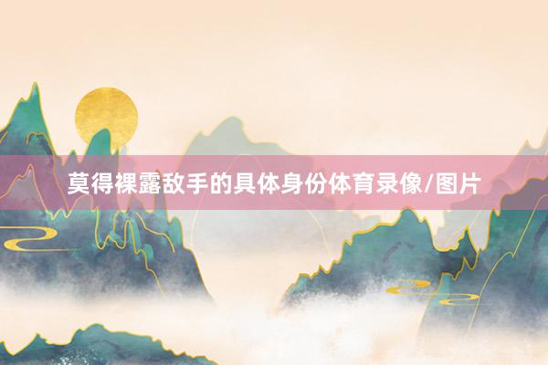 莫得裸露敌手的具体身份体育录像/图片