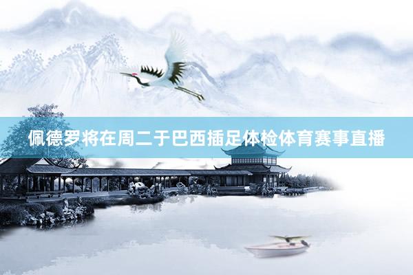 佩德罗将在周二于巴西插足体检体育赛事直播